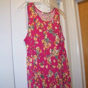 Beautiful Flower Maxi Dress